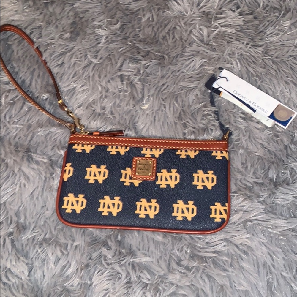 Notre Dame Dooney & Burke Wristlet